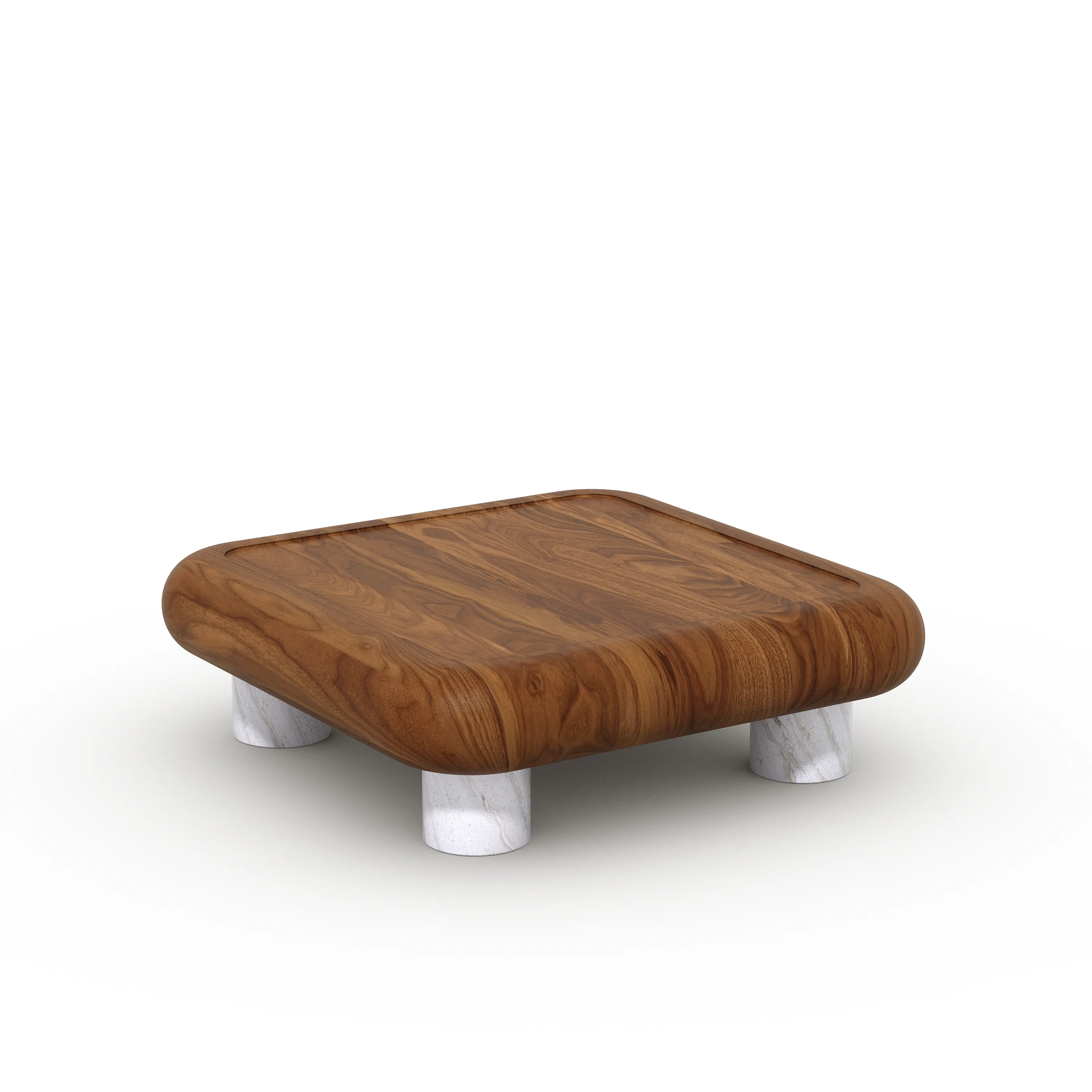 Fat Center Table - marble variant, detail view